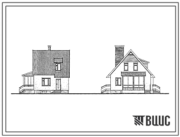 Типовой проект 143-216-9 Одноквартирный мансардный трехкомнатный жилой дом.