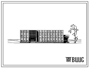 Типовой проект 264-20-22/73 Административное здание для центральных поселков хозяйств до 4000 жителей. Тип 2