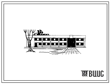 Типовой проект 264-20-78 Административное здание на 50 рабочих мест