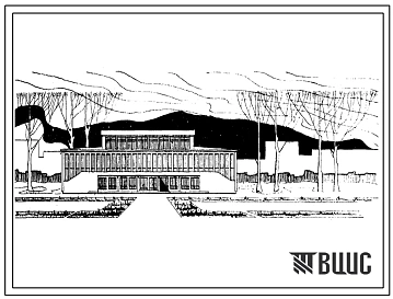 Типовой проект 264-12-52 Клуб со зрительным залом на 600 мест. Для строительства во 2 и 3 строительно-климатической зоне.