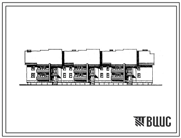 Типовой проект 114-204-28м.86 Дом на 12 квартир (двухкомнатных 2Б – 5, трехкомнатных 3А – 3, 3Б – 2, четырехкомнатных 4Б – 2). Общая площадь 749 м2