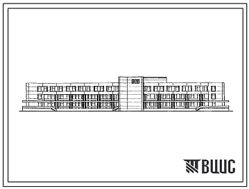Типовой проект 252-7-12.2с.87  Инфекционный корпус на 60 коек районной больницы . Конструктивный вариант сейсмичность 7, 8 баллов