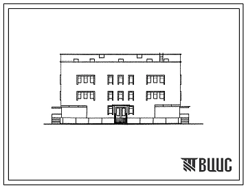 Типовой проект 284-4-99м.83 Баня на 60 мест с прачечной на 500 кг сухого белья в смену. Для строительства в 1А,1Б,1Г и 1Д климатических подрайонах Крайнего Севера.