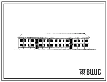 Типовой проект 1-335А-32 Двухсекционный дом на 32 квартиры для малосемейных.