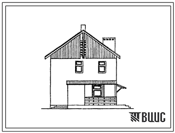 Типовой проект 144-000-484с.86 Двухэтажный одноквартирный жилой дом с 4-комнатной квартирой в двух уровнях со стенами из кирпича для индивидуального строительства