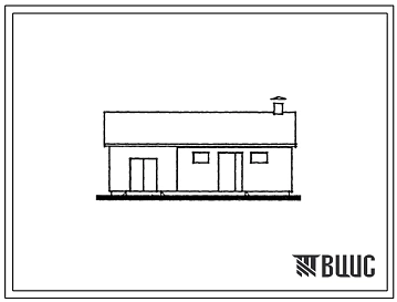 Типовой проект 194-000-566.13.87 Хозяйственная постройка для индивидуальных застройщиков в городах и городских поселках Латвийской ССР (Г 2А)