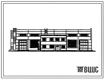 Типовой проект 816-1-34.83 Станция технического обслуживания на парк 200 тракторов К-701 и Т-150К