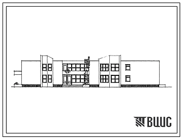 Типовой проект 264-012-295.88 Клуб на 300 посетителей (зал на 200 мест), скооперированный с группой административных помещений