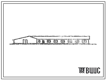 Типовой проект 803-3-105.86 Овчарня для ягнения 750 маток каракульских пород (неполный каркас по шифру ИИКСХ-2/83, форма Г-образная)