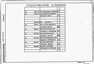 Альбом 2   Конструкторская документация трансформаторной подстанции. Ведомости покупных изделий. Ведомости потребности в материалах    