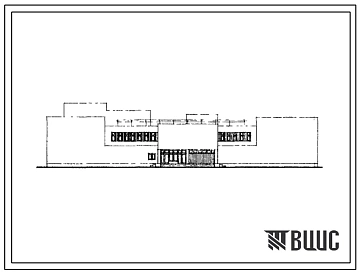 Типовой проект 284-4-72 Банно-оздоровительный комплекс на 200 мест. Для строительства в 1В климатическом подрайоне, 2 и 3 климатических районах