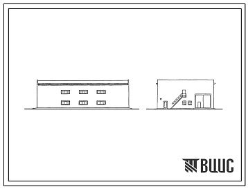Типовой проект 816-1-116.87 Цех для ремонта комбайнов на 4 постановочных места. Предназначен для технического обслуживания и ремонта комбайнов на готовых узлах и агрегатах. Размеры здания - 18x30 м. Расчетная температура: -30°С. Стены – кирпичные. Покрыти
