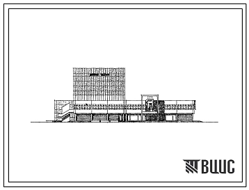 Типовой проект 262-12-208с Районный дом культуры (в конструкциях ИИС-04) с залом на 500 мест. Для строительства в 4 климатическом районе сейсмичностью 7,8 и 9 баллов.