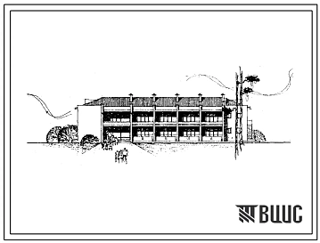 Типовой проект 224-9-152с Интернат (спальный корпус) на 50 мест при общеобразовательной школе. Для строительства в IIIБ, IVБ и IVВ климатических подрайонах сейсмичностью 7 и 8 баллов.