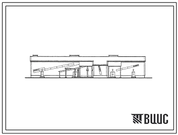 Типовой проект 261-13-138.13.86 Двухзальный кинотеатр на 300 и 200 мест в легких металлических конструкциях. Для городов Сургут и Нижневартовск. Здание одноэтажное. Стены из трехслойных панелей со стальными обшивками и минераловатным утеплителем