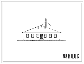 Типовой проект 284-4-3с Баня на 50 мест с котельной (вариант без котельной). Для строительства в III строительно-климатической зоне, в районах с сейсмичностью 8 и 9 баллов.