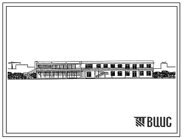Типовой проект 274-31-7С  Общественный центр микрорайона на 6000 жителей.