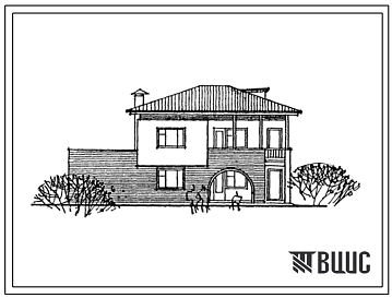 Типовой проект 144-42-166с.13.87 Одноквартирный трехкомнатный жилой дом для индивидуального строительства (для Грузинской ССР)