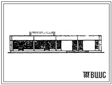 Типовой проект 272-28-11с.83 Блоки-здания предприятий обслуживания населения, пристраиваемые к жилым домам. Блок 2, тип 2. Кафе на 50 мест с магазином кулинарии. Для строительства в 4 климатическом районе сейсмичностью 7, 8 и 9 баллов