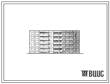 Типовой проект 121-031 Пятиэтажная блок-секция рядовая торцевая поворотная под углом 1350 (внутренний угол) на 30 квартир (однокомнатных 1Б-10, двухкомнатных 2Б-10, четырехкомнатных 4Б-10). Для строительства в 1В климатическом подрайоне, 2 и 3 климатическ