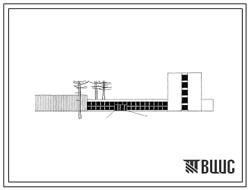 Типовой проект 234-1-6  Учебный комбинат по подготовке рабочих строительных и монтажных профессий с годовым выпуском 2300 человек (со стенами из кирпича).