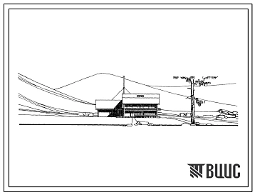 Типовой проект 244-4-36с Туристский приют на 50 мест для строительства в 1В климатическом подрайоне, 2 и 3 климатических районах сейсмичностью 7 и 8 баллов