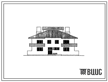 Типовой проект 114-85-20 Односекционный дом с упрощенным инженерным оборудованием на 8 квартир (однокомнатных 1Б-1; двухкомнатных 2Б-7).