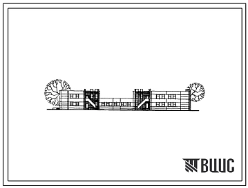 Типовой проект 212-2-106 Детские ясли-сад на 320 мест универсального назначения для строительства в 1В климатическом подрайоне, 2 и 3 климатических районах