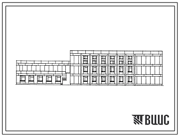 Типовой проект 233-1-142.13.86 Универсальный общественно-бытовой корпус техникума и ПТУ на 720 учащихся (для Казахской ССР)