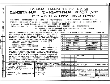 Альбом 1 Часть 1 Архитектурно-строительные чертежи.