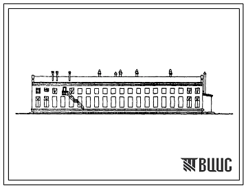 Типовой проект 816-75 Центральная ремонтная мастерская для хозяйств с парком на 150 тракторов. Для строительства в районах с расчетной наружной температурой -20, -30 и -40 0С.
