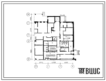 Типовой проект Б-3-90(272-21-9.79) Двойное использование помещений 1 этажа ресторана на 250 мест, (убежище на 90 человек, размеры убежища 22,5м на 18м, режимы вентиляции 1,2).