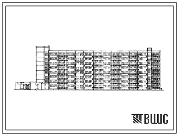 Типовой проект 241-1-60.85 Спальный корпус на 503 места для санаториев в крупнопанельных конструкциях (1.090.1-1).