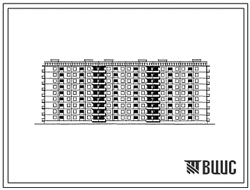 Типовой проект 111-157-6с.13.86 9-ти этажный 6-ти секционный 108 квартирный жилой дом крупнопанельный с квартирами 2Б.3Б. (для г.Баку)