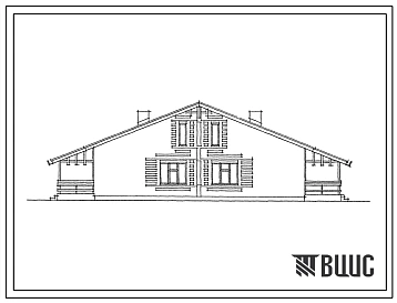 Типовой проект 184-188-8.3.87 1-этажный 2-квартирный жилой дом с 3-комнатными квартирами со стенами из кирпича. 1,2,3 уровни инженерного обеспечения. Для Нечерноземной зоны РСФСР.