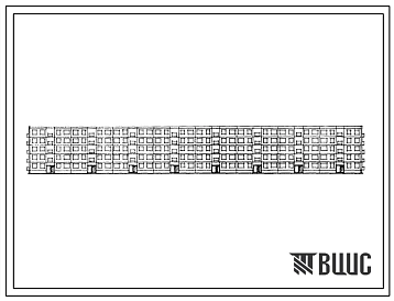 Типовой проект 1-468Д-9 Пятиэтажный восьмисекционный дом на 109 квартир (однокомнатных  9, двухкомнатных  69, трехкомнатных  11, четырехкомнатных  20). Для строительства во II и III строительно-климатических зонах.