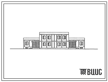 Типовой проект 141-000-455с.13.86 Двухэтажный дом на 2 шестикомнатные квартиры типа 6Б в двух уровнях. (Ввод опубл. в И-10-86). Для Туркменской ССР