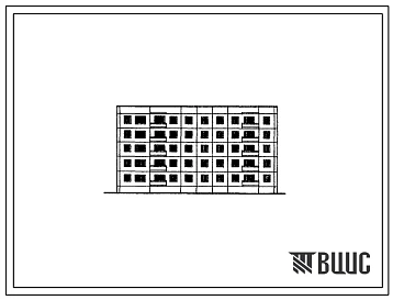 Типовой проект 83-07/1 Пятиэтажная блок-секция торцовая левая на 25 квартир (однокомнатных 1А-2, 1Б-5; двухкомнатных 2Б-13; пятикомнатных 5Б-5).