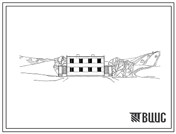 Типовой проект 111-13-36  Двухэтажный двухквартирный жилой дом из силикатобетонных панелей с четырехкомнатными квартирами в двух уровнях.