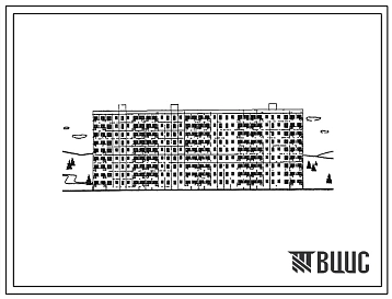 Типовой проект 1-468Б-13 Девятиэтажный четырехсекционный дом на 144 квартиры.