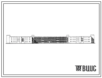 Типовой проект 224-4-5 Специальная школа-интернат на 22 класса (282 воспитанника) для слепых и слабовидящих детей. Для строительства в 1В климатическом подрайоне, 2 и 3 климатических районах