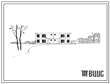 Типовой проект 1-464УС-14 Двухэтажный двухквартирный жилой дом с пятикомнатными квартирами.