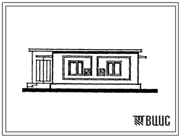 Типовой проект 184-40-130с.87 Одноэтажный одноквартирный жилой дом с 4-комнатной квартирой