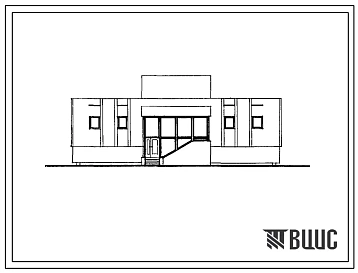 284-4-68м Баня-прачечная с предприятием бытового обслуживания, со стенами из кирпича (тип I) в составе: бани на 10 мест, прачечной самообслуживания на 75 кг сухого белья в смену, комплексного приемного пункта на 3 рабочих места. Для районов с вечномерзлым
