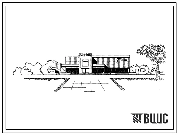 Типовой проект 262-13-135с.86 Кинотеатр в конструкциях 1.020.1-2с на 500 мест. Для строительства в городах и поселках городского типа