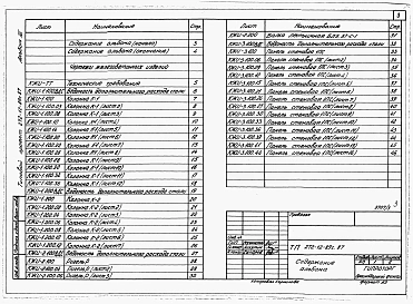 Альбом 3 Конструкции железобетонные. Изделия.     
