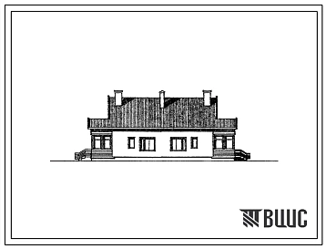 Типовой проект 144-12-137 Двухэтажный мансардный двухквартирный блокированный дом с четырехкомнатными квартирами в двух уровнях 4Б для строительства в 1В климатическом подрайоне, 2 и 3 климатических районах