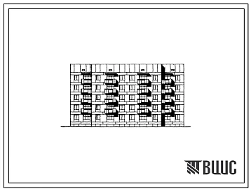 Типовой проект 114-038с/1 Пятиэтажная двухсекционная 30 квартирная рядовая торцовая блок-секция из крупных блоков (двухкомнатных 2А — 10, 2Б — 20). Для строительства в районах сейсмичностью 7 баллов.