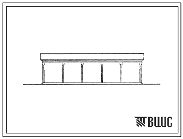 Типовой проект 817-213.84 Сарай для подстилочного торфа емкостью 400 тонн. Для строительства в климатических подрайонах Эстонской ССР.