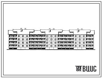 Типовой проект 111-121-133.13.87 4-этажный 38-квартирный жилой дом (для строительства в Ленинградской области)